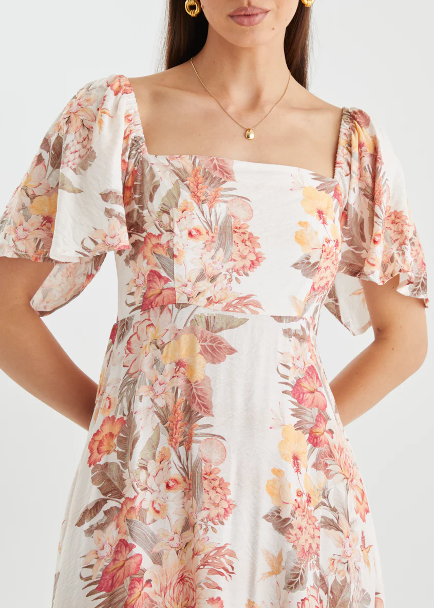 Ailea Maxi Dress - Blush Bloom - Image 10