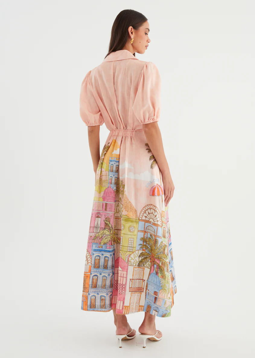 Allita Maxi Dress - Havana Pink - Image 9