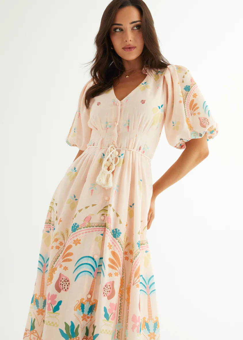 Alma Midi Dress - Acacia - Image 6