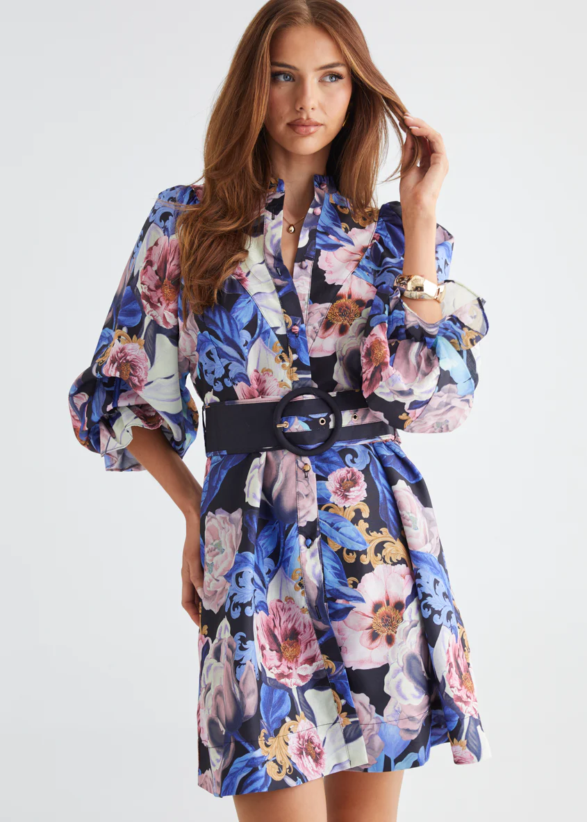 Angelina Dress - Azure - Image 3