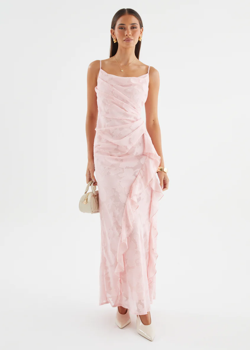 Annalisa Maxi Dress - Blush - Image 2