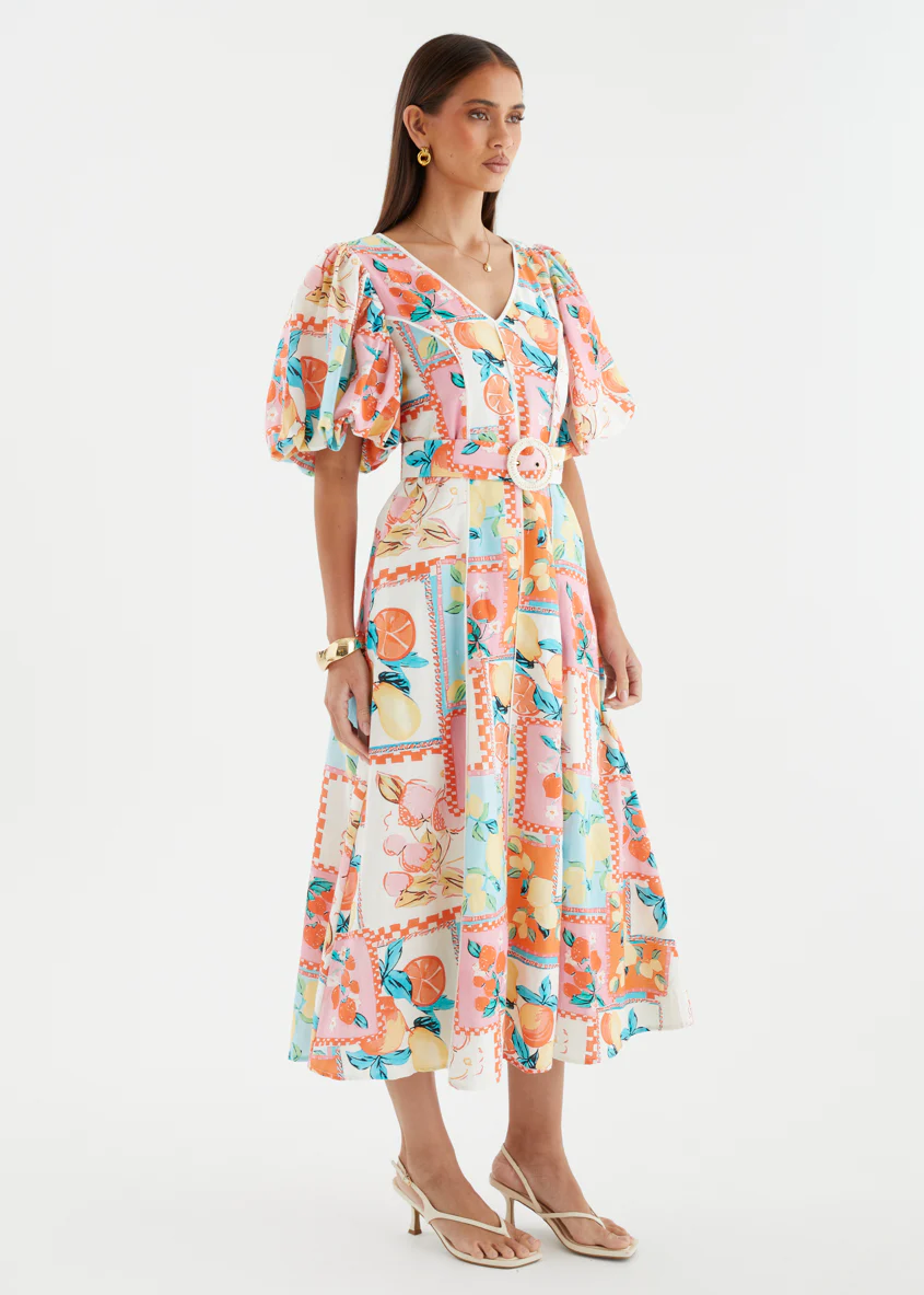 Anthea Maxi Dress - Tropical Tile - Image 5