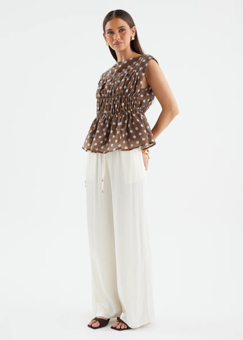 Apollo Top - Chocolate Polka - Image 14