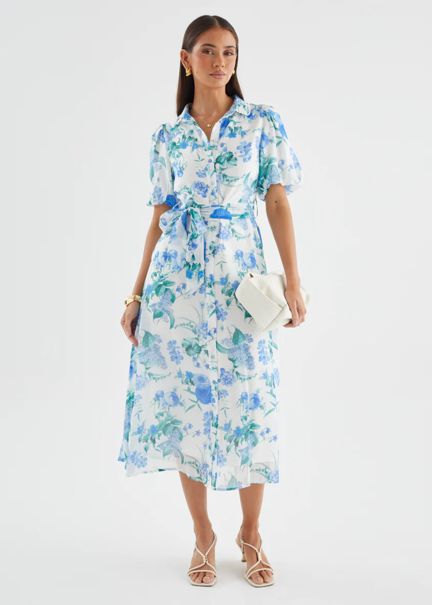 Arlene Maxi Dress - Blue Garden - Image 2