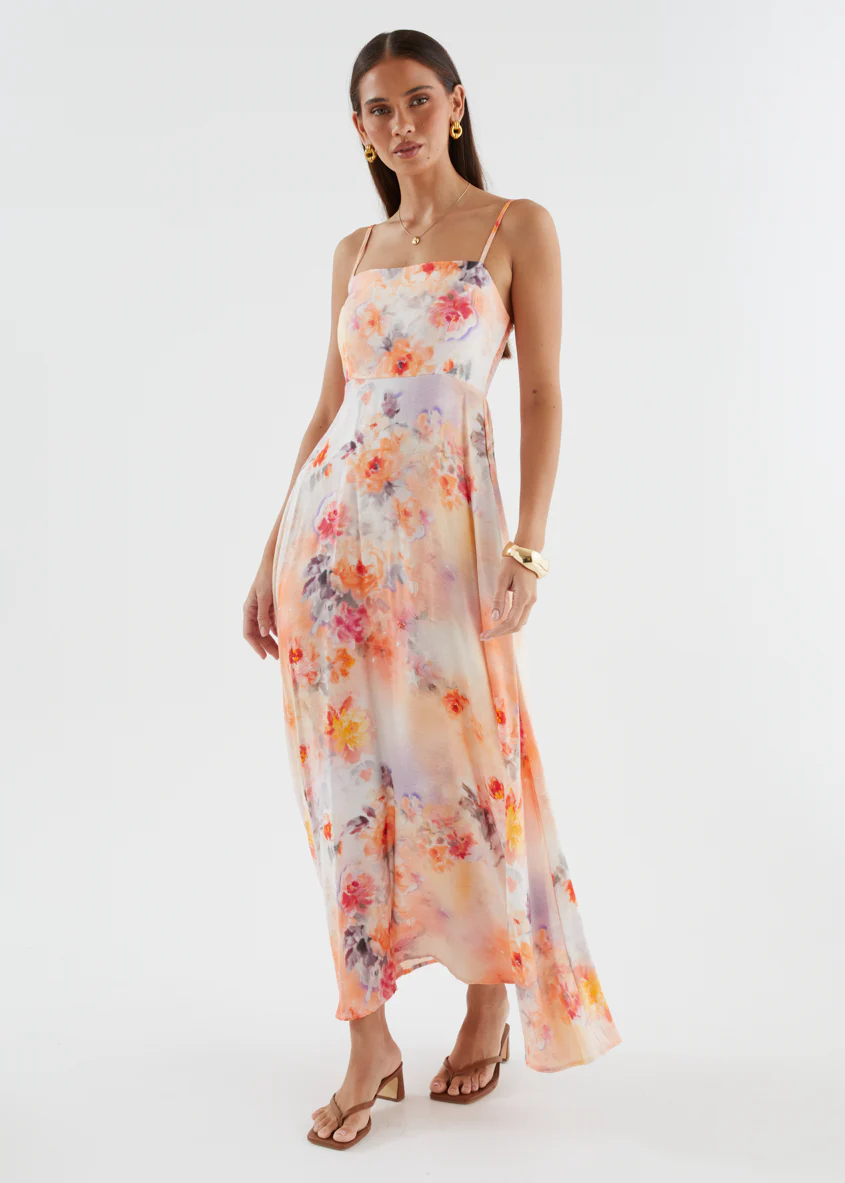 Artemis Maxi Dress - Peach Blossom - Image 6