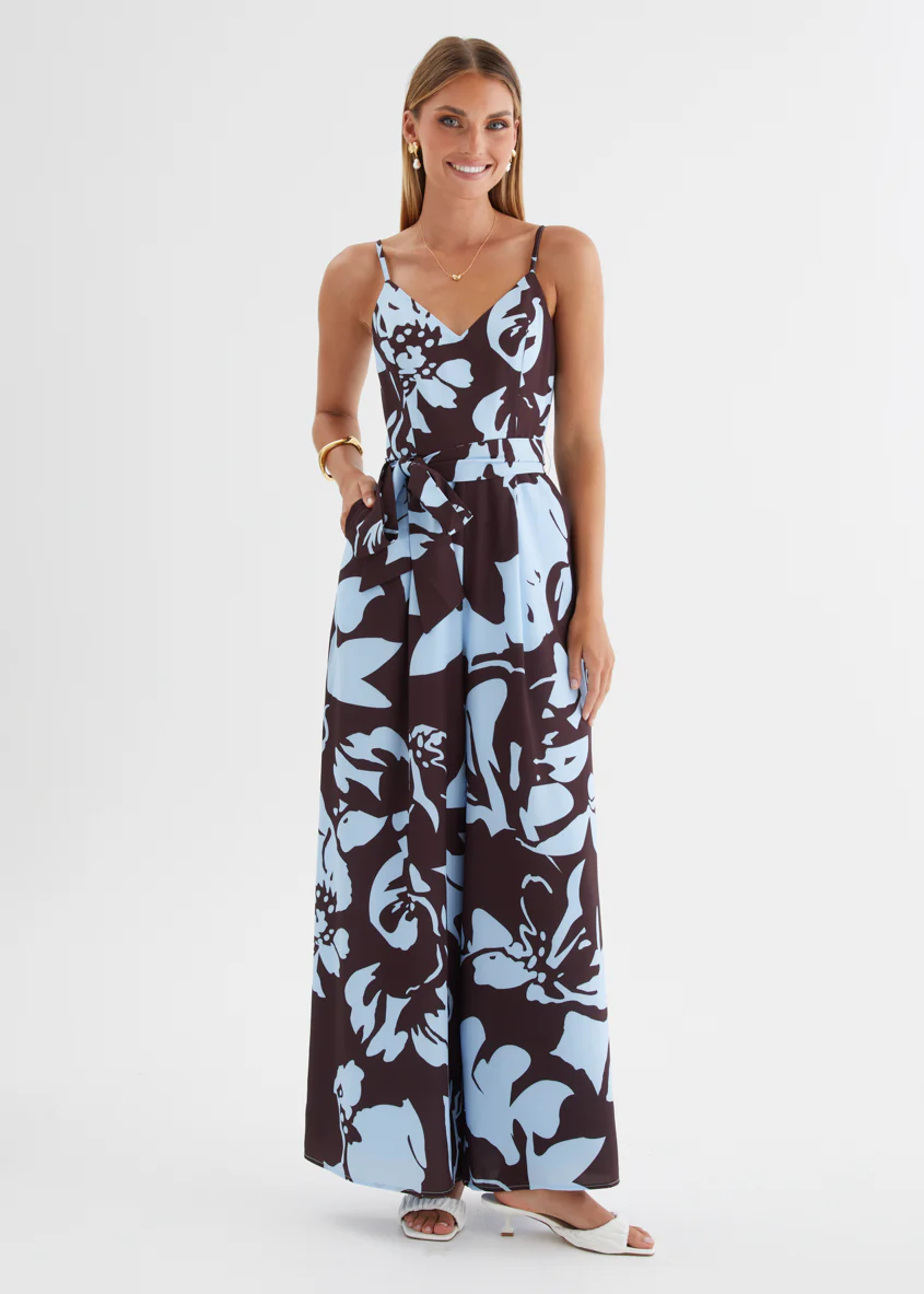Atarah Pantsuit - Blue Espresso - Image 8