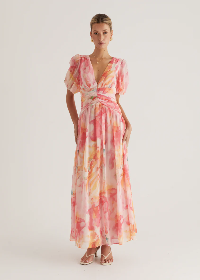 Aubree Maxi Dress - Ruby Splash - Image 16
