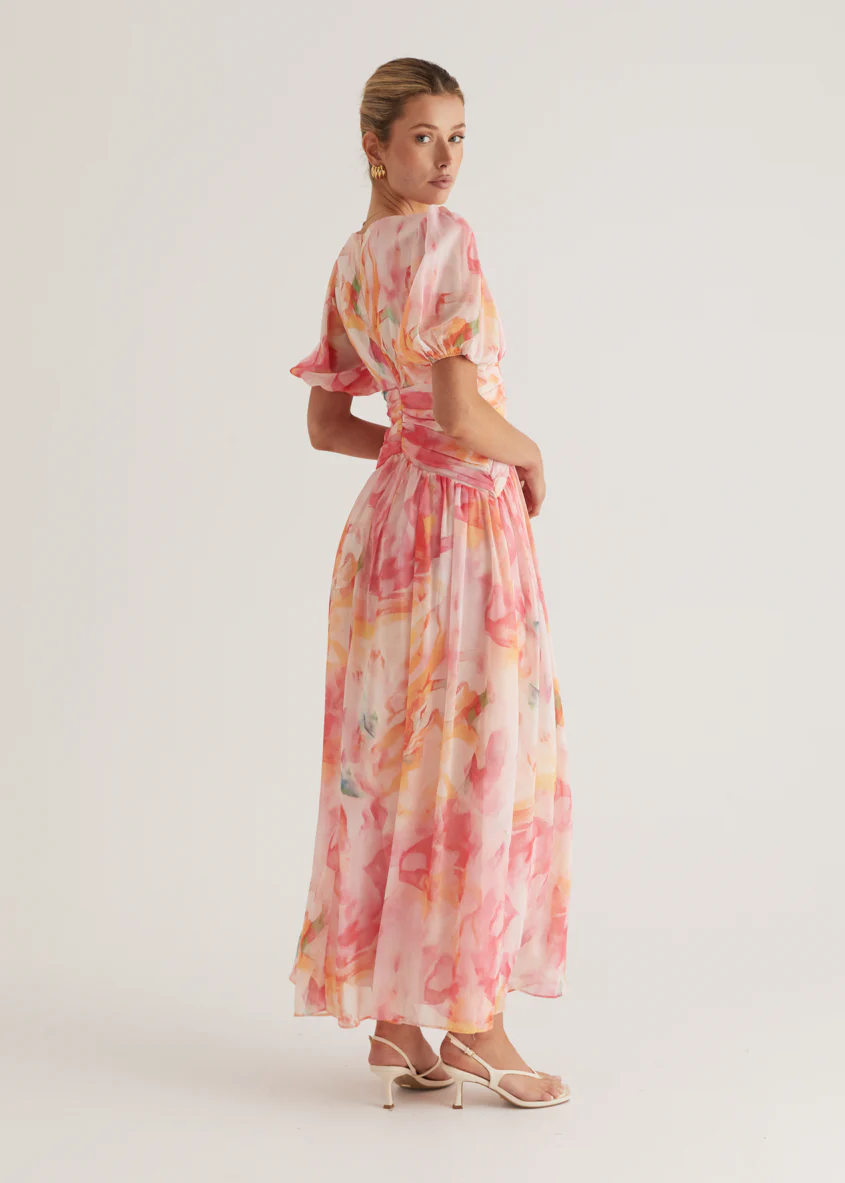 Aubree Maxi Dress - Ruby Splash - Image 20