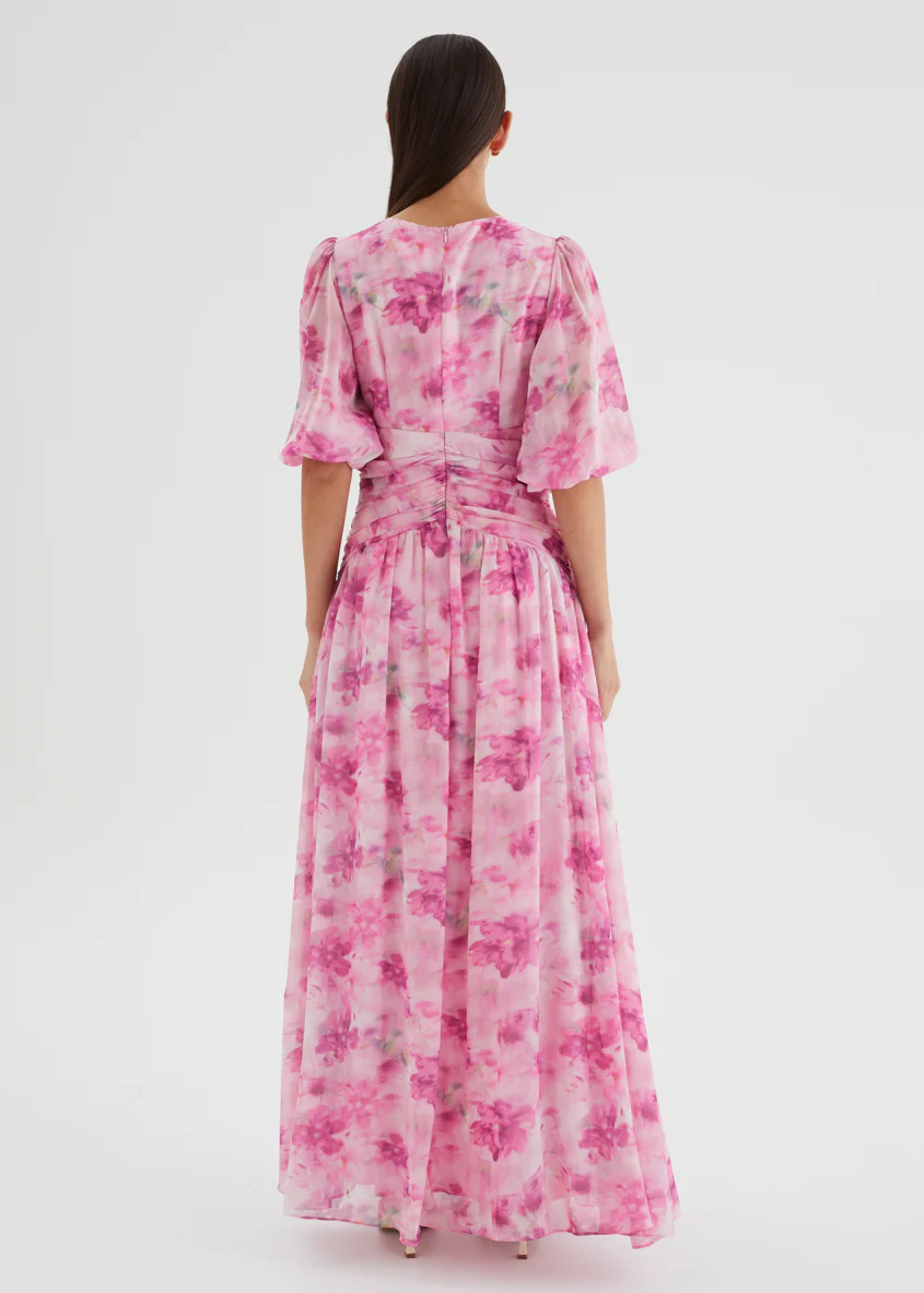 Aubree Maxi Dress - Watercolour Floral - Image 17