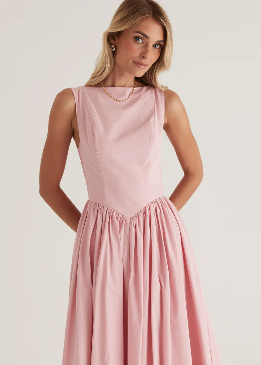 Bessie Maxi Dress - Pink - Image 4