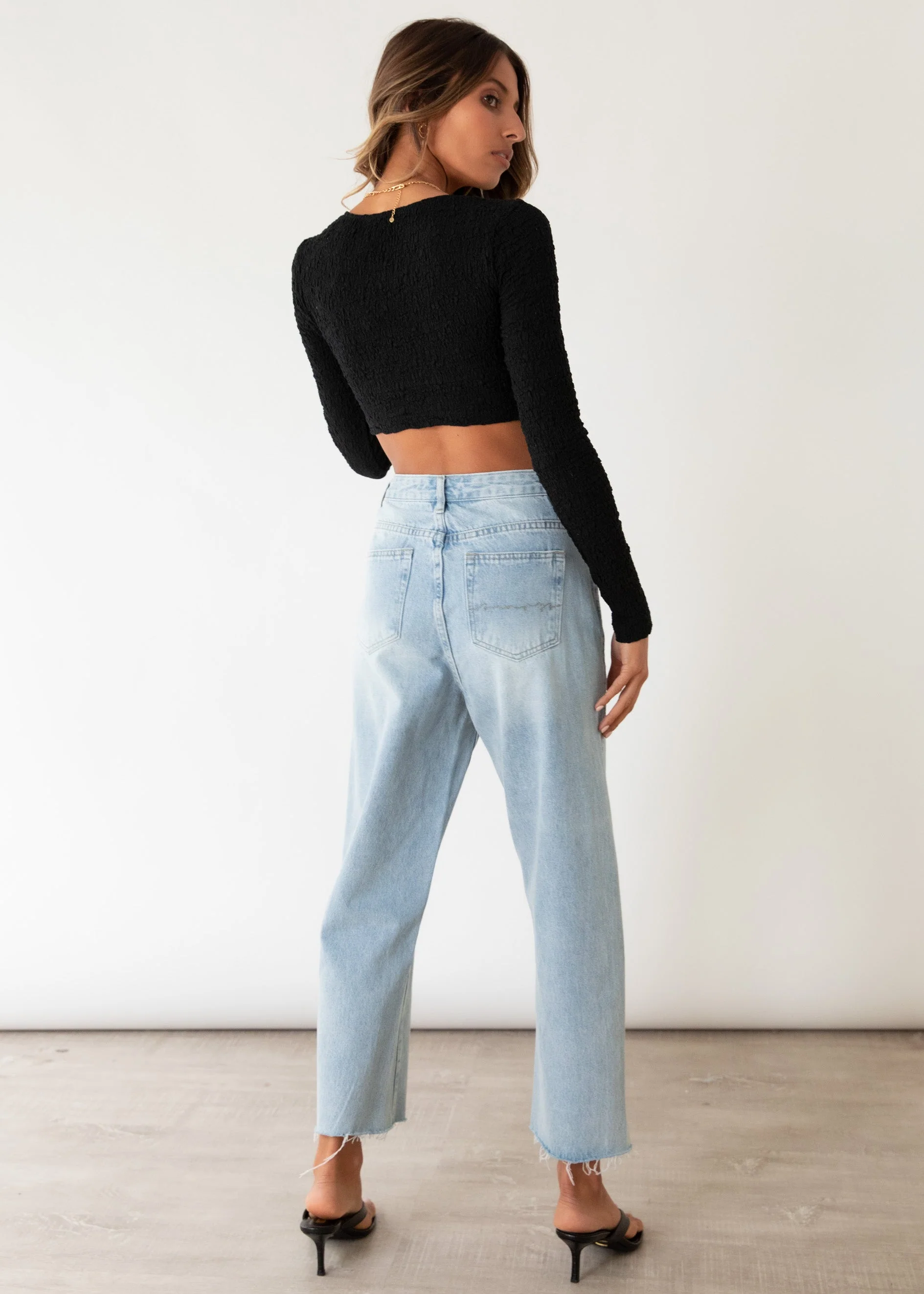 Brave Hearts Crop - Black - Image 9