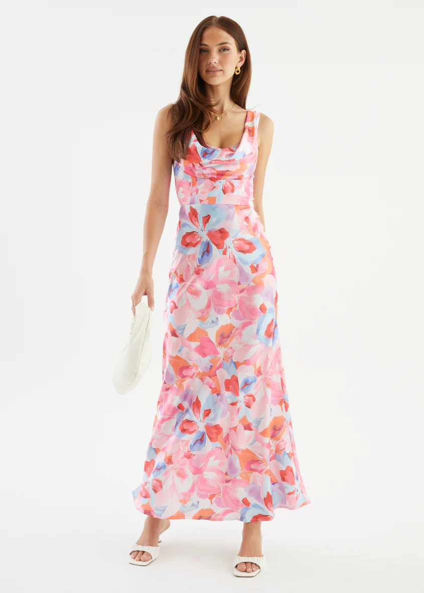Britney Maxi Dress - Pastel Bloom - Image 4