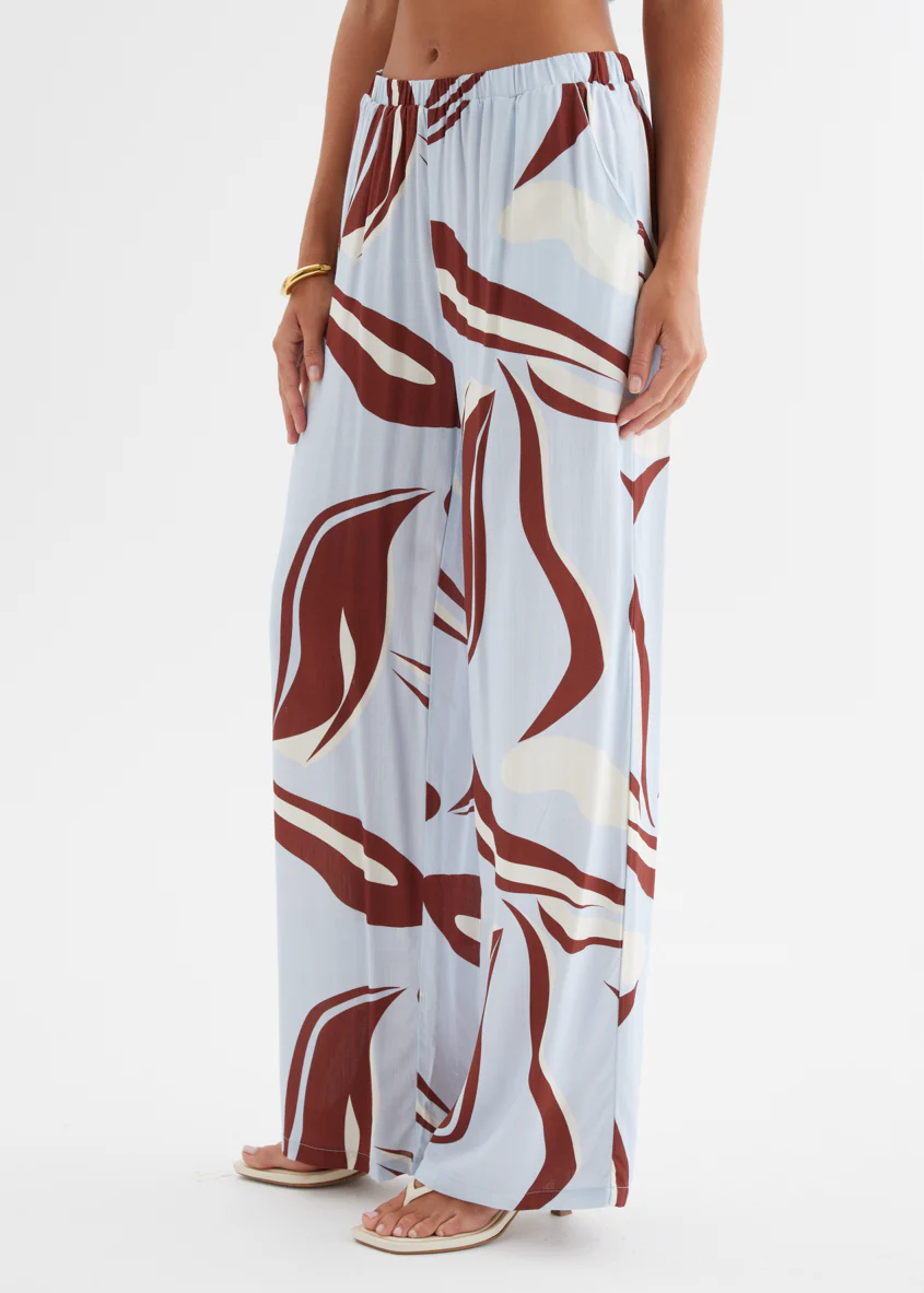 Calia Pants - Blue Abstract - Image 9