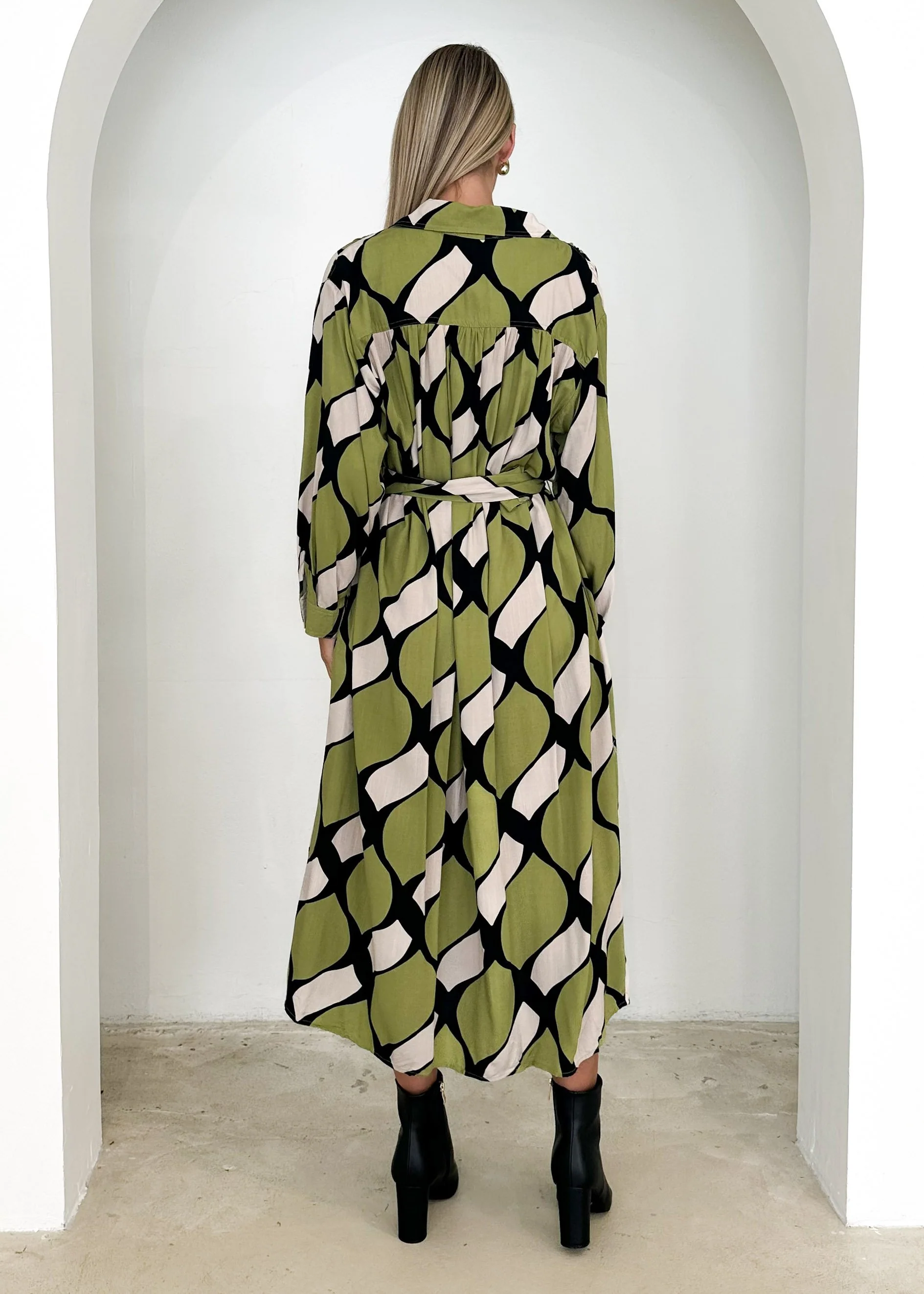 Carlaa Midi Dress - Olive Kennedy - Image 5