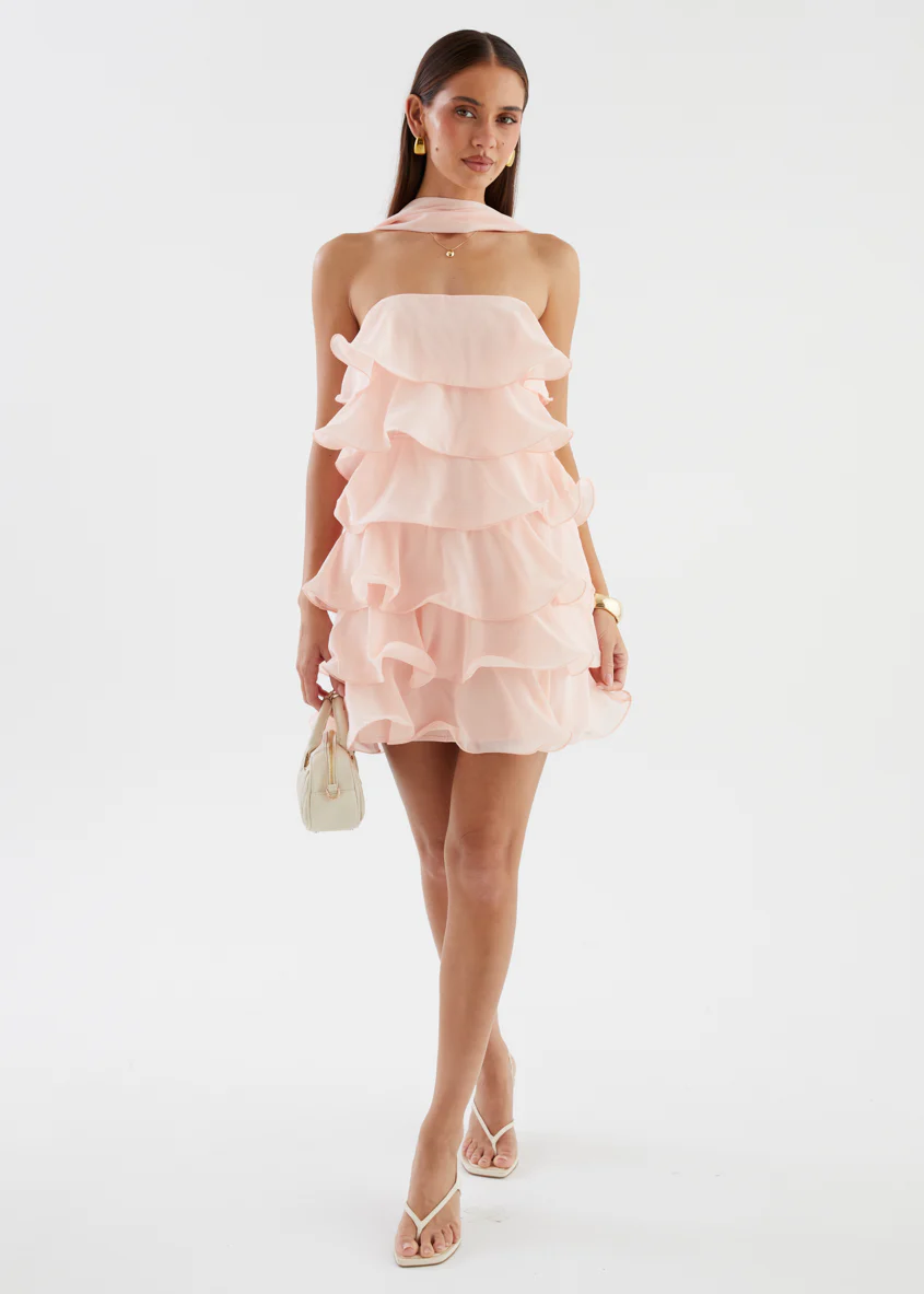 Caroline Strapless Dress - Pink - Image 6