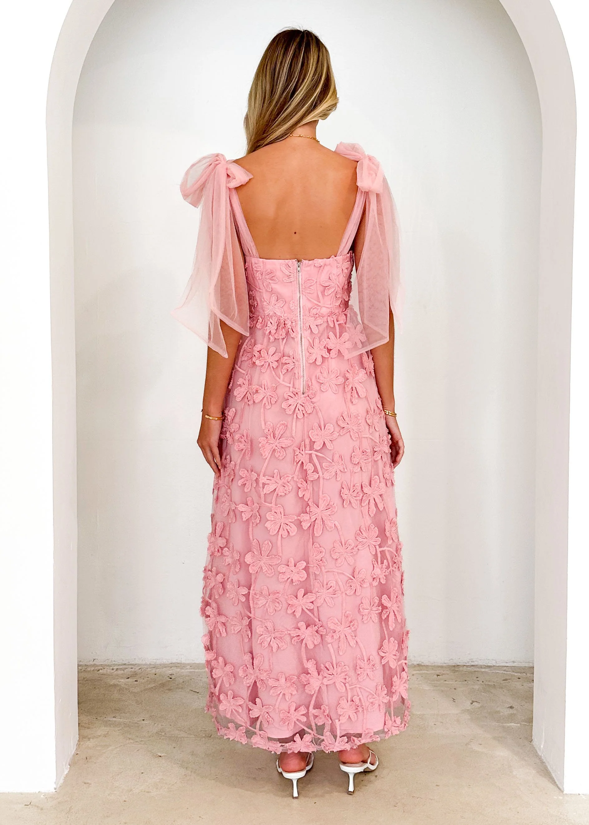 Celestial Midi Dress - Blush - Image 7
