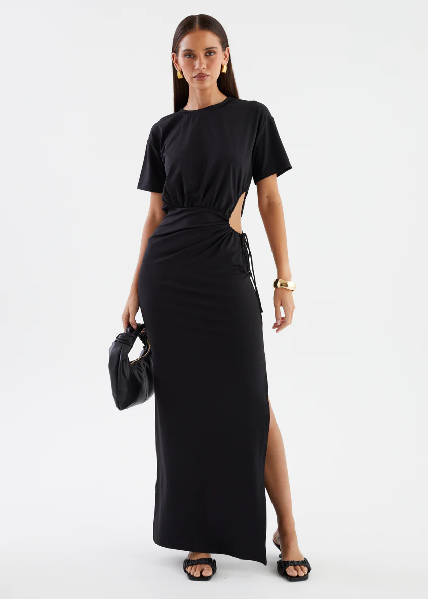 Chandla Maxi Dress - Black - Image 10