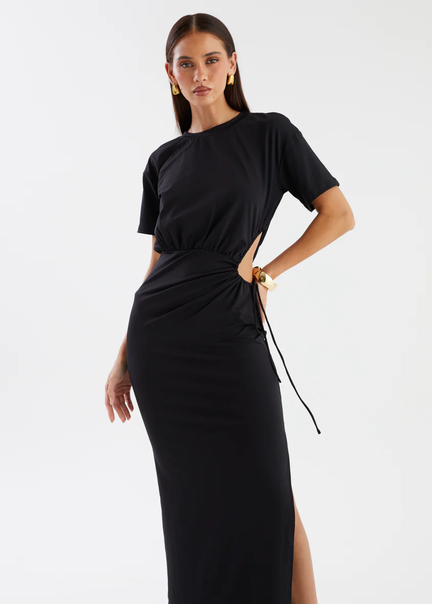 Chandla Maxi Dress - Black - Image 9