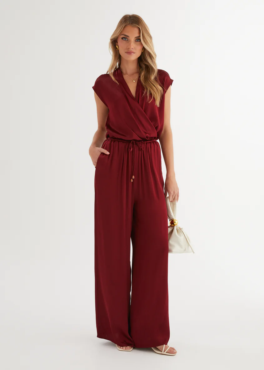 Charlie Pants - Burgundy - Image 2