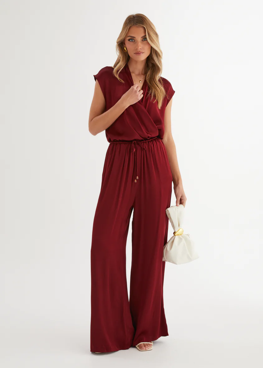 Charlie Pants - Burgundy - Image 3