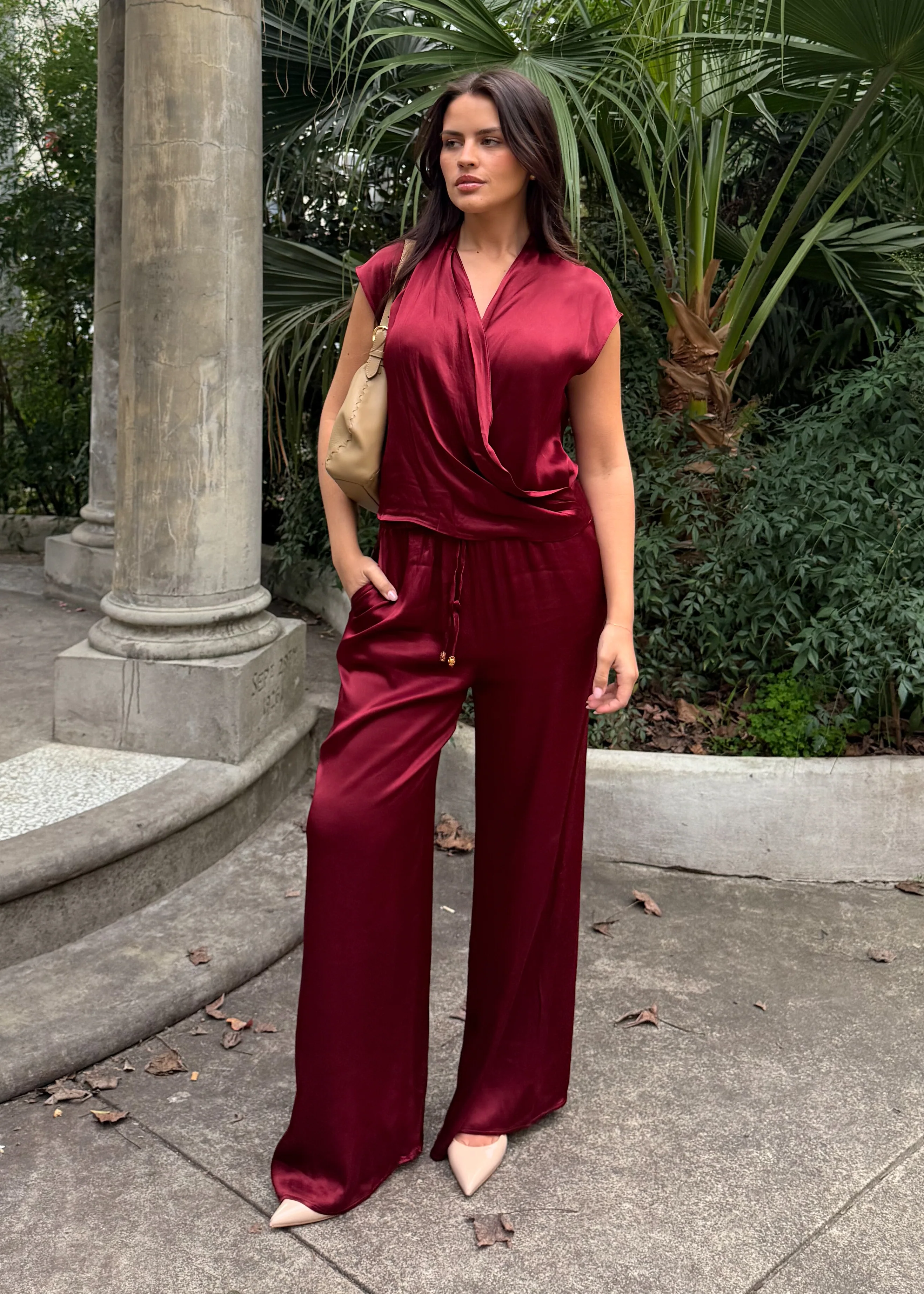 Charlie Pants - Burgundy - Image 7