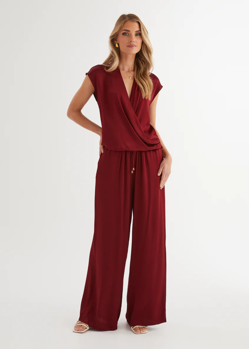 Charlie Pants - Burgundy - Image 8