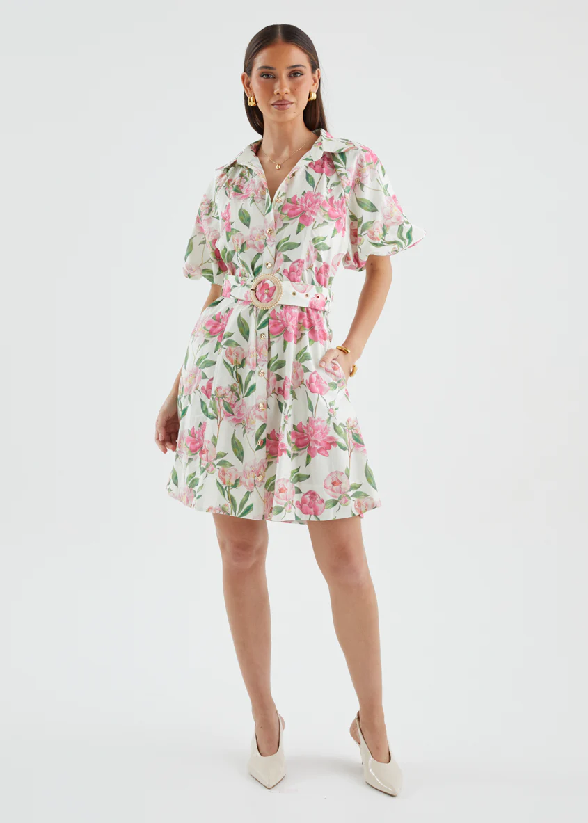 Charlston Dress - Pink Peony - Image 13
