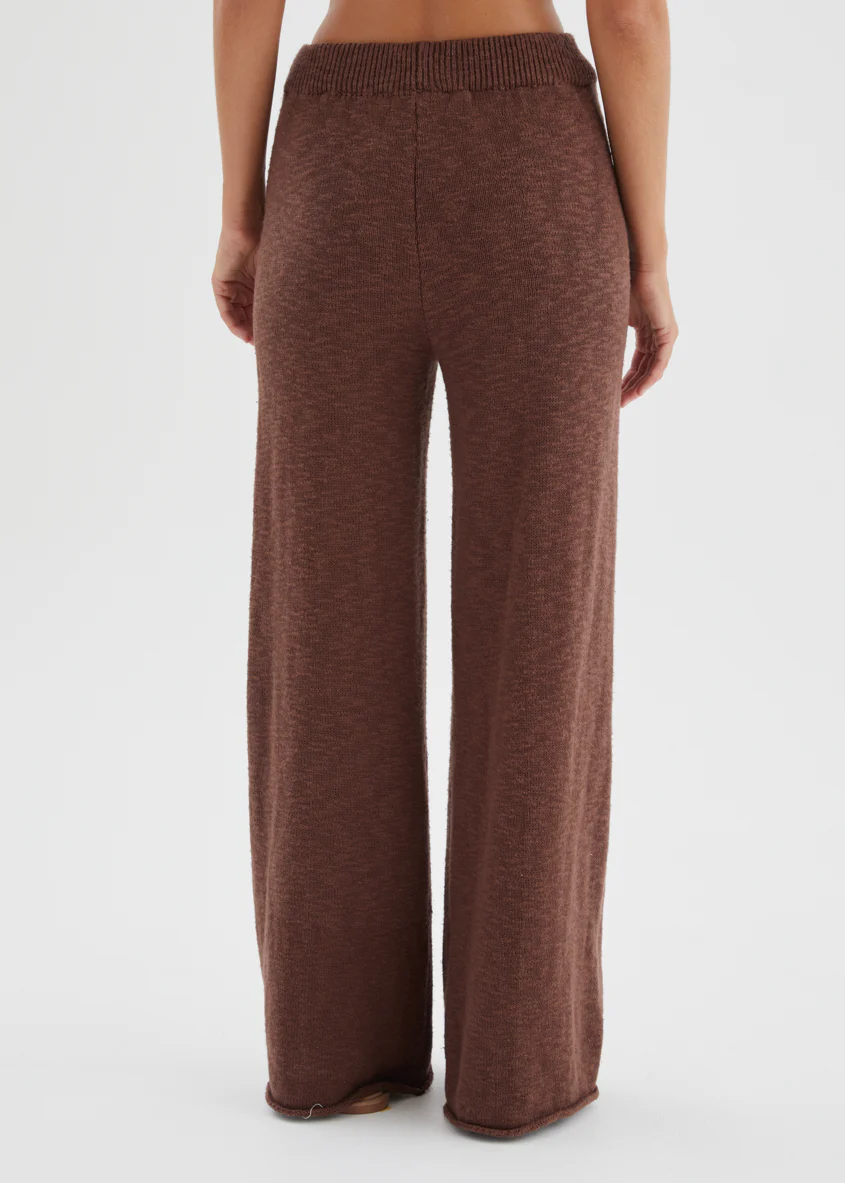 Chester Knit Pants - Chocolate - Image 8