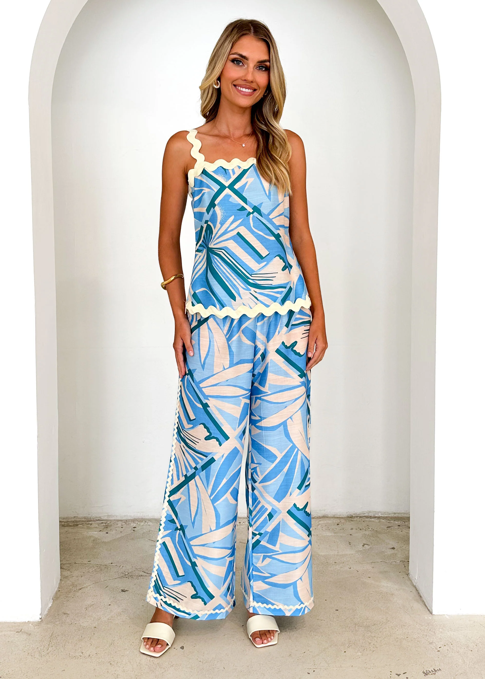Coast Pants - Blue Abstract - Image 3