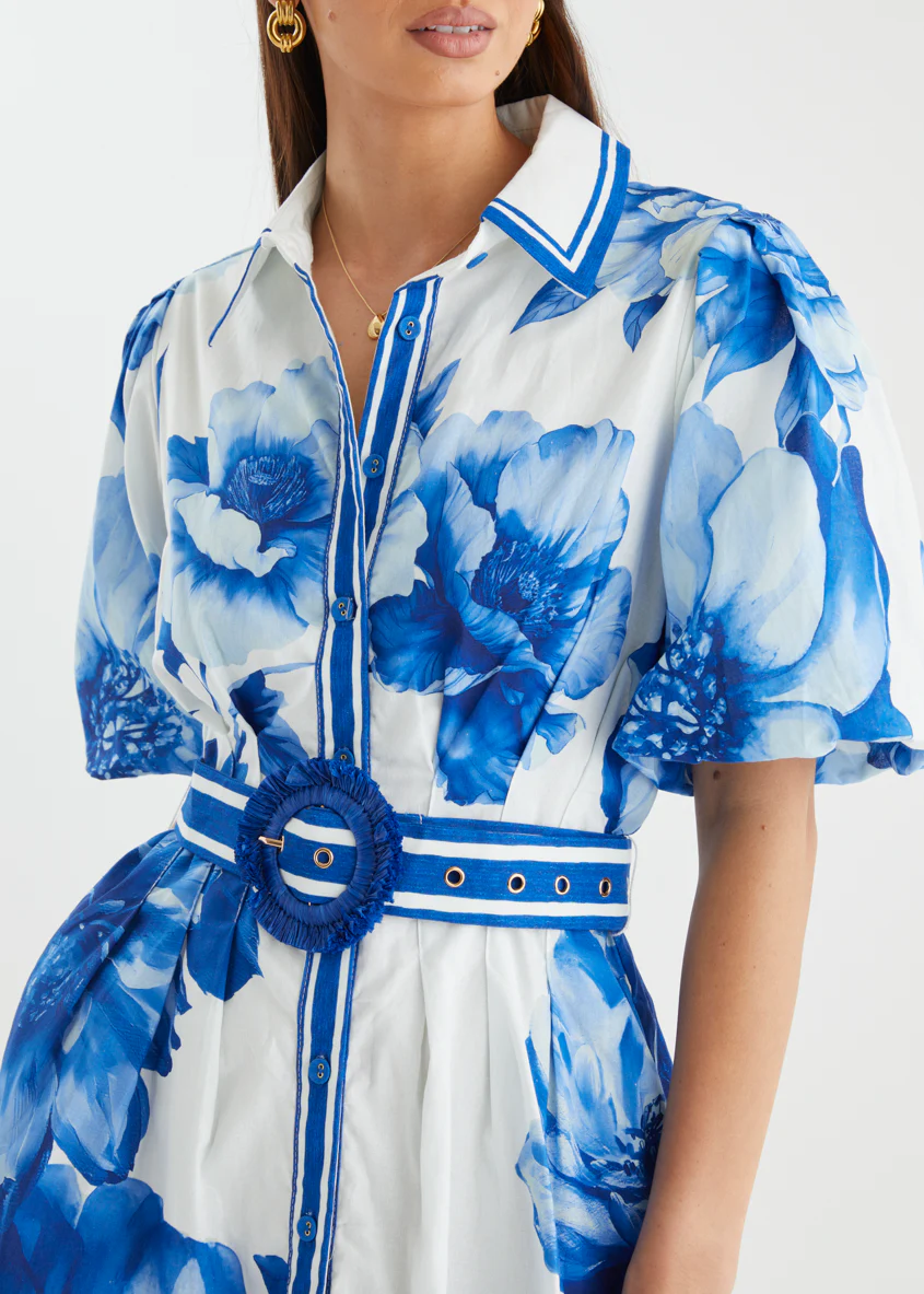Dakotia Dress - Cobalt Dahlia - Image 8