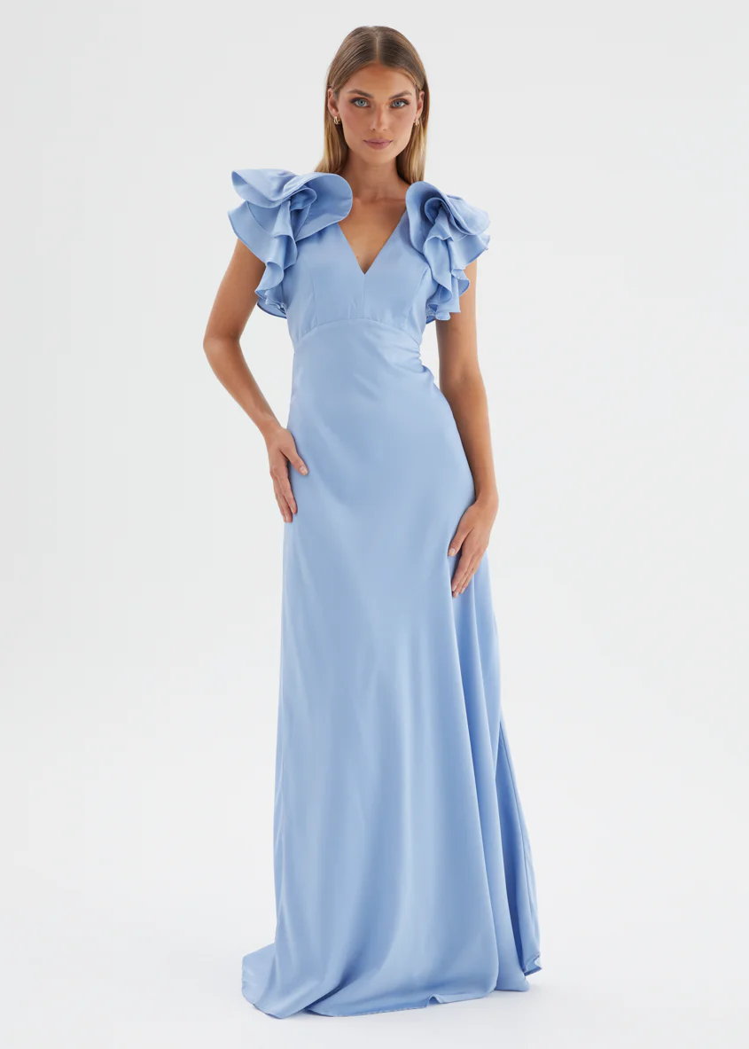 Dali Maxi Dress - Sky Blue