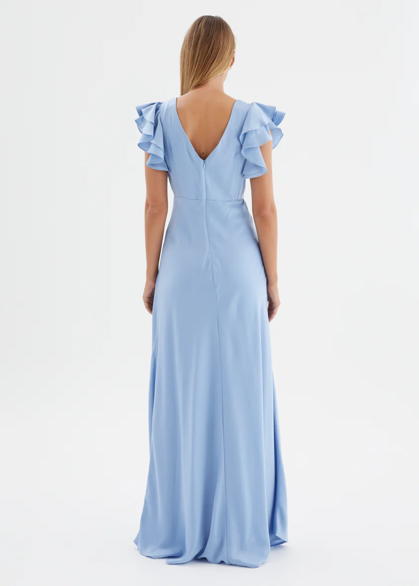 Dali Maxi Dress - Sky Blue - Image 7