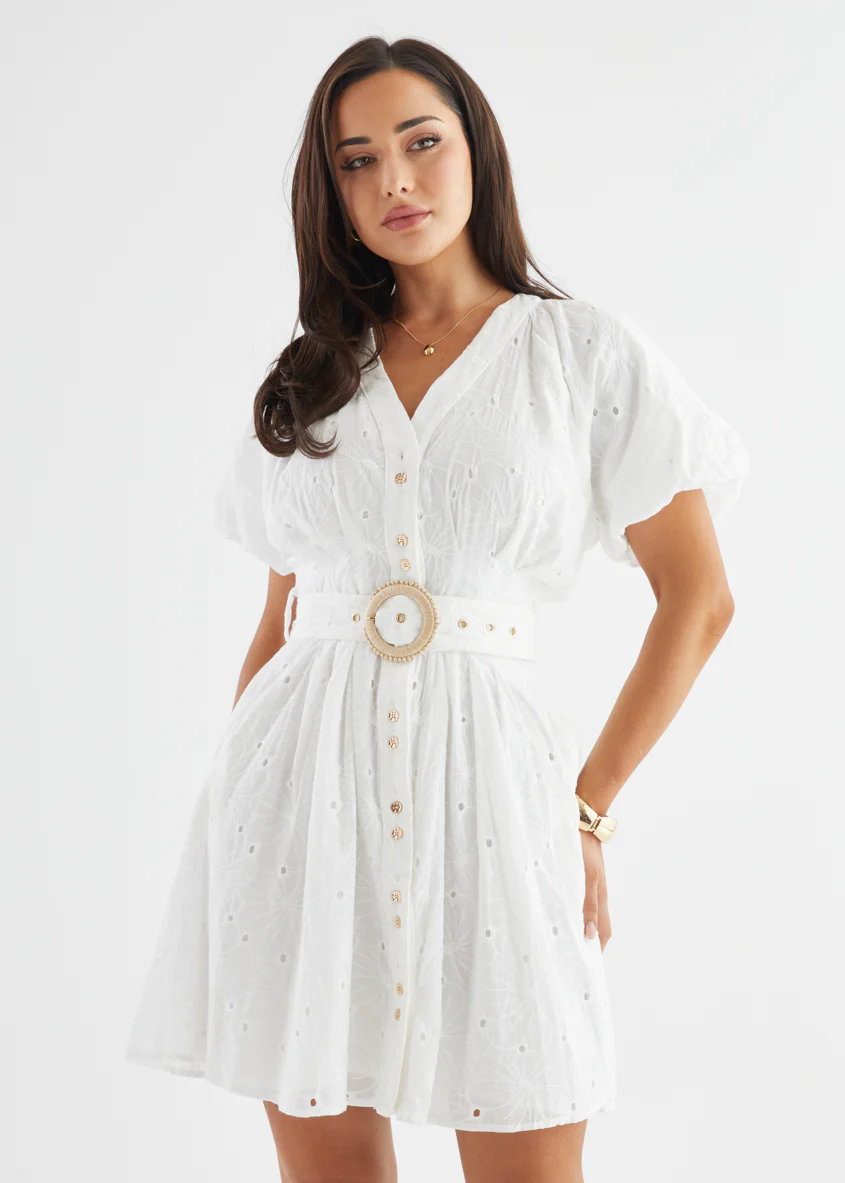 Danney Dress - Off White - Image 3