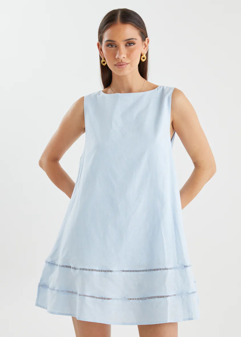 Danyella Dress - Blue - Image 3