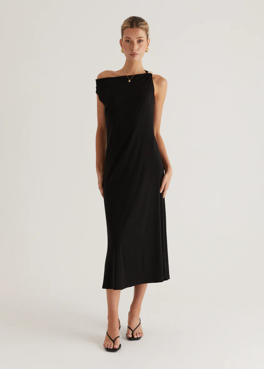 Demi Maxi Dress - Black - Image 9