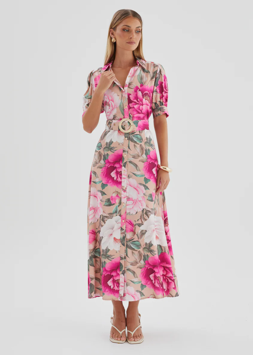 Devora Maxi Dress - Blush Flowers - Image 2