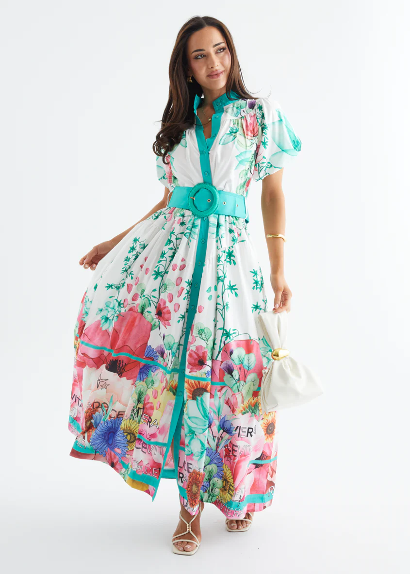 Dolce Vita Maxi Dress - Riviera