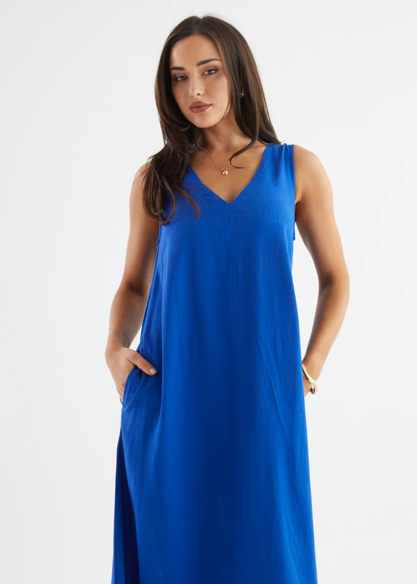 Ellie Maxi Dress - Royal Blue - Image 2