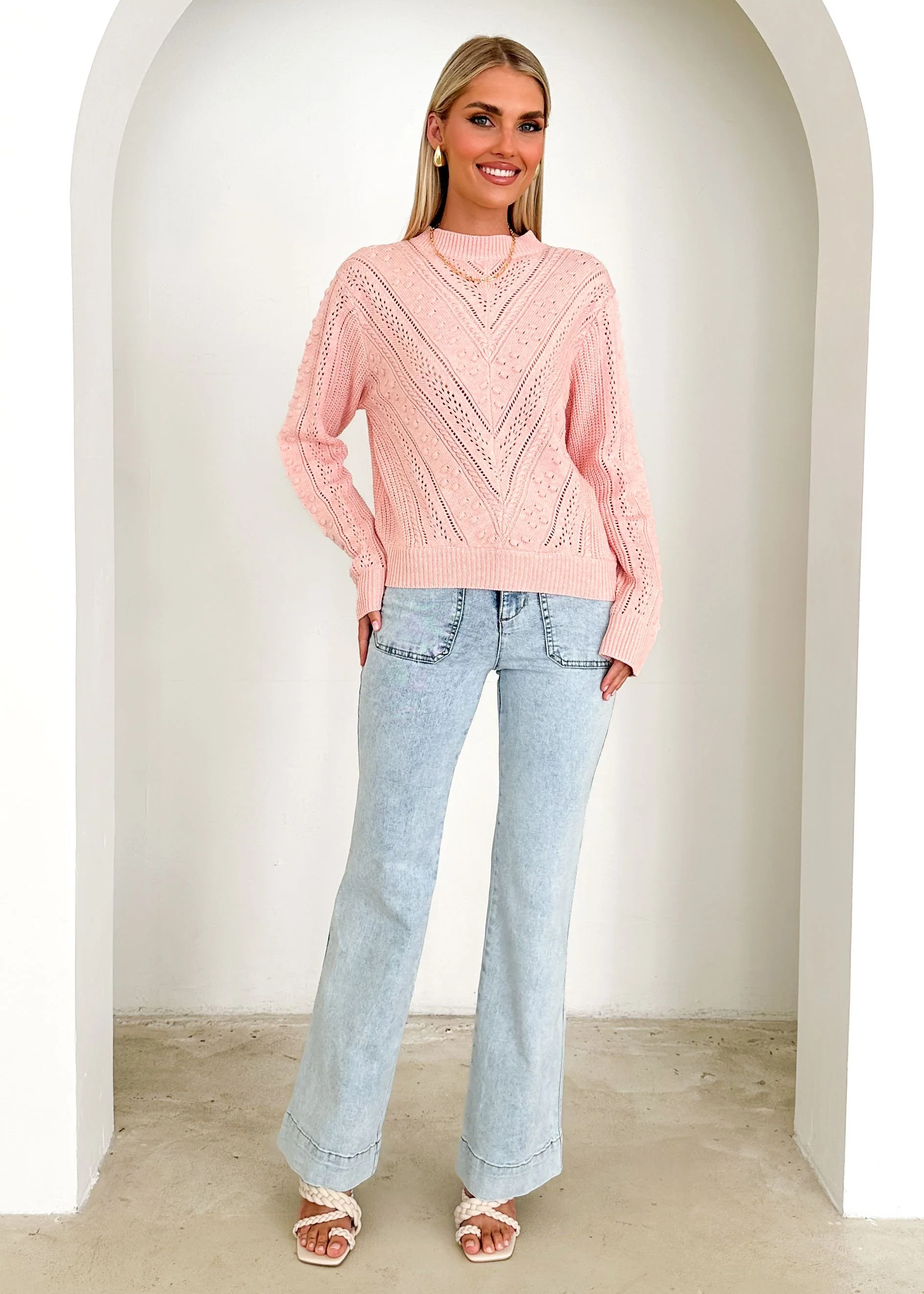 Elyse Sweater - Pink - Image 8