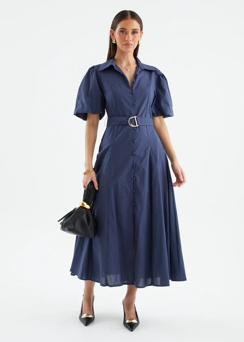 Emerson Maxi Dress - Navy - Image 6