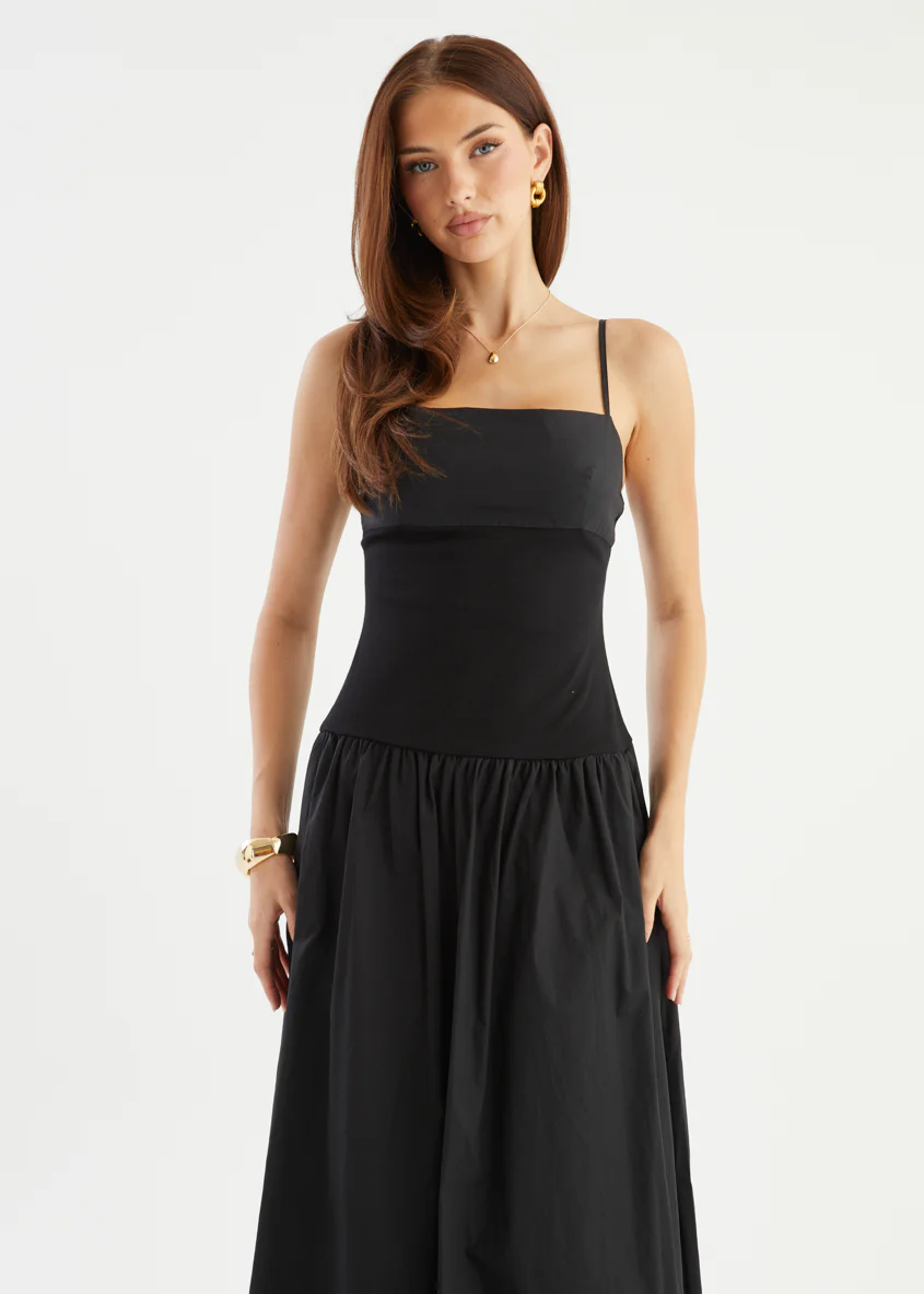 Estelle Maxi Dress - Black - Image 3