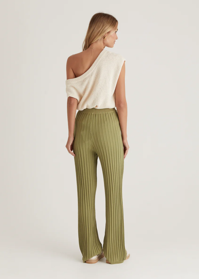 Etra Knit Pants - Olive - Image 6