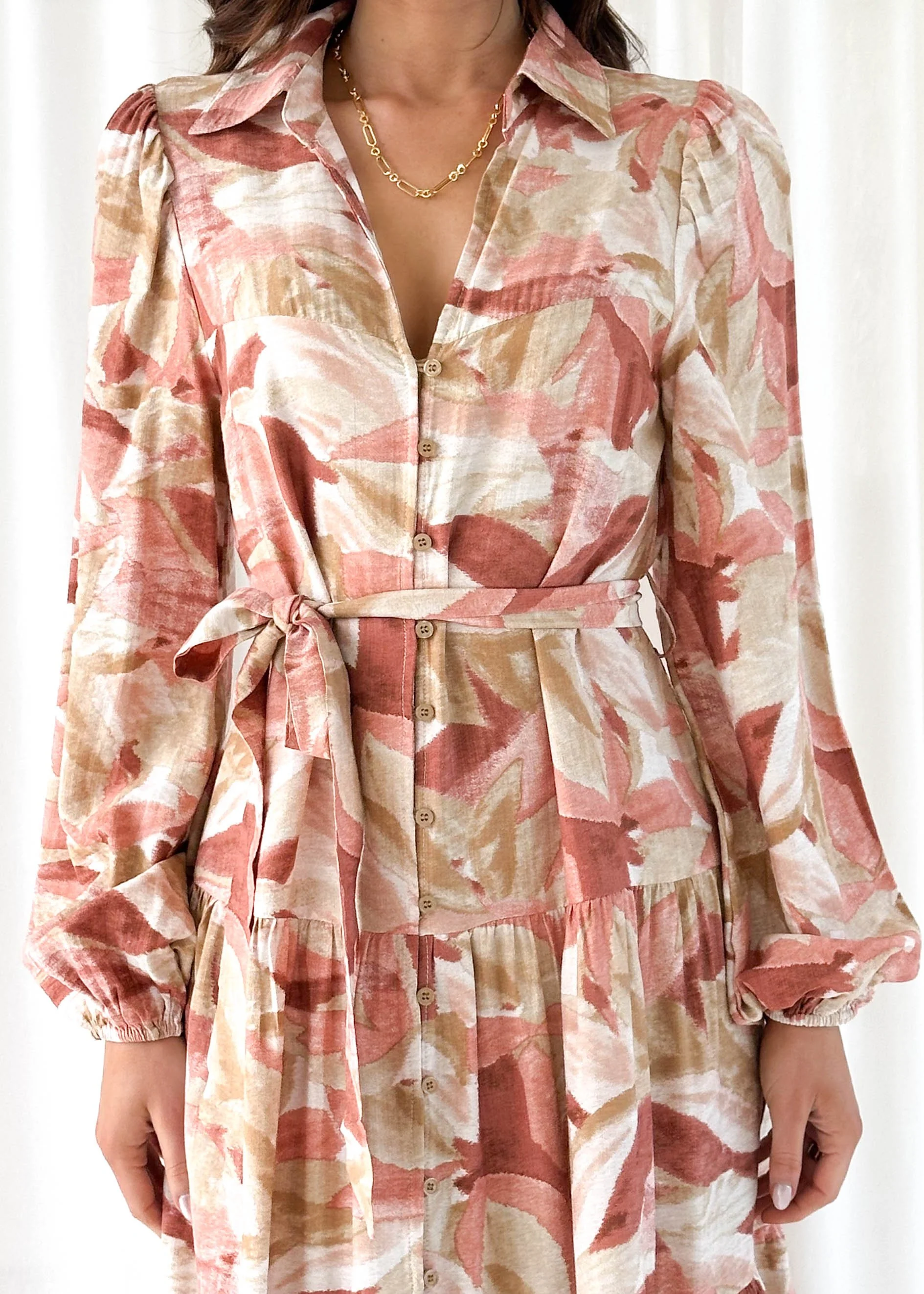 Eviely Maxi Dress - Rose Leaf - Image 8