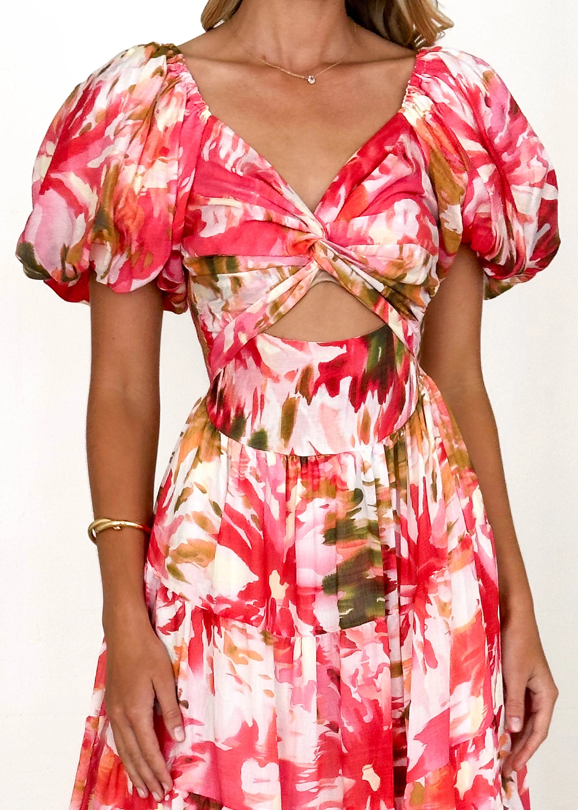 Flamenco Maxi Dress - Pink Floral - Image 6
