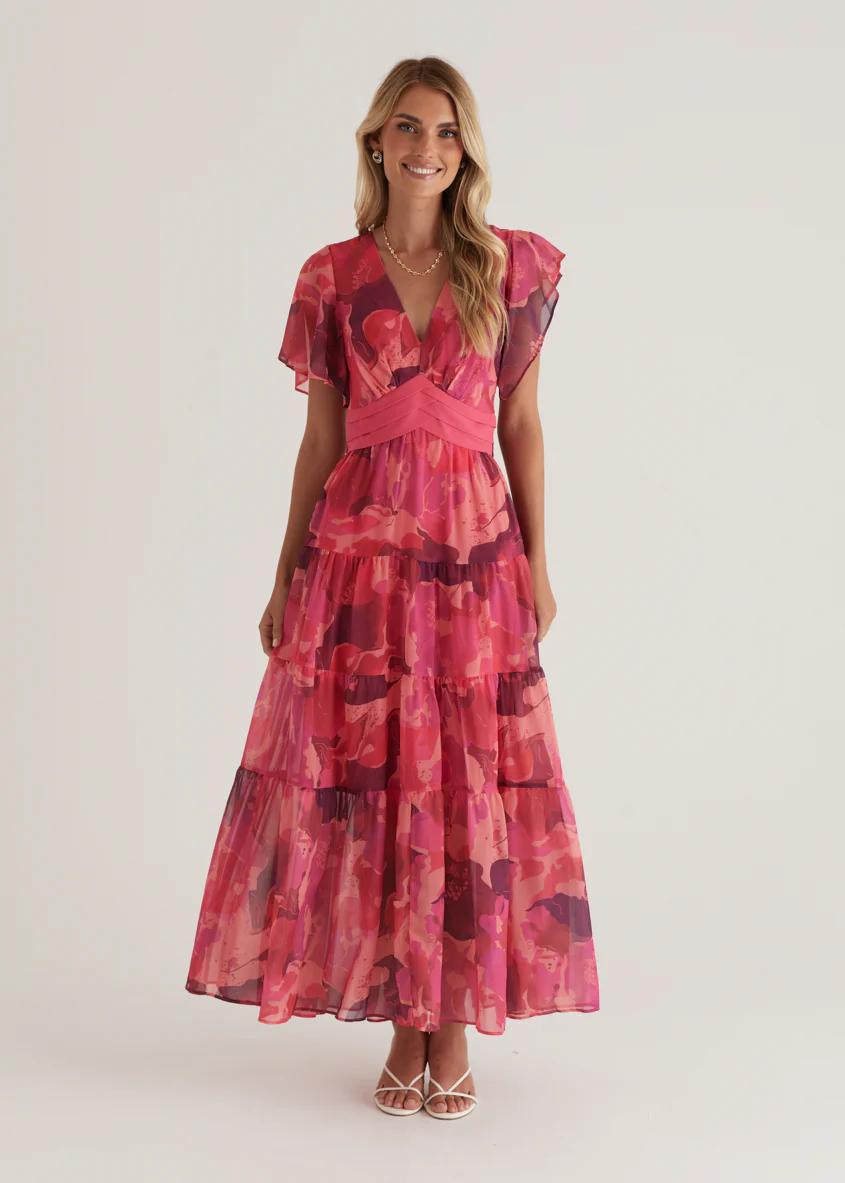 Gracelands Maxi Dress - Magenta Rush - Image 6