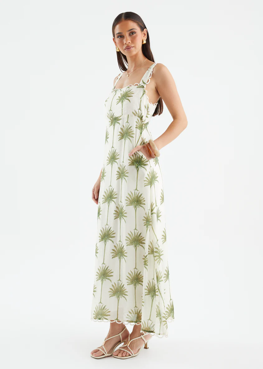 Grayce Maxi Dress - Sage Palms - Image 8