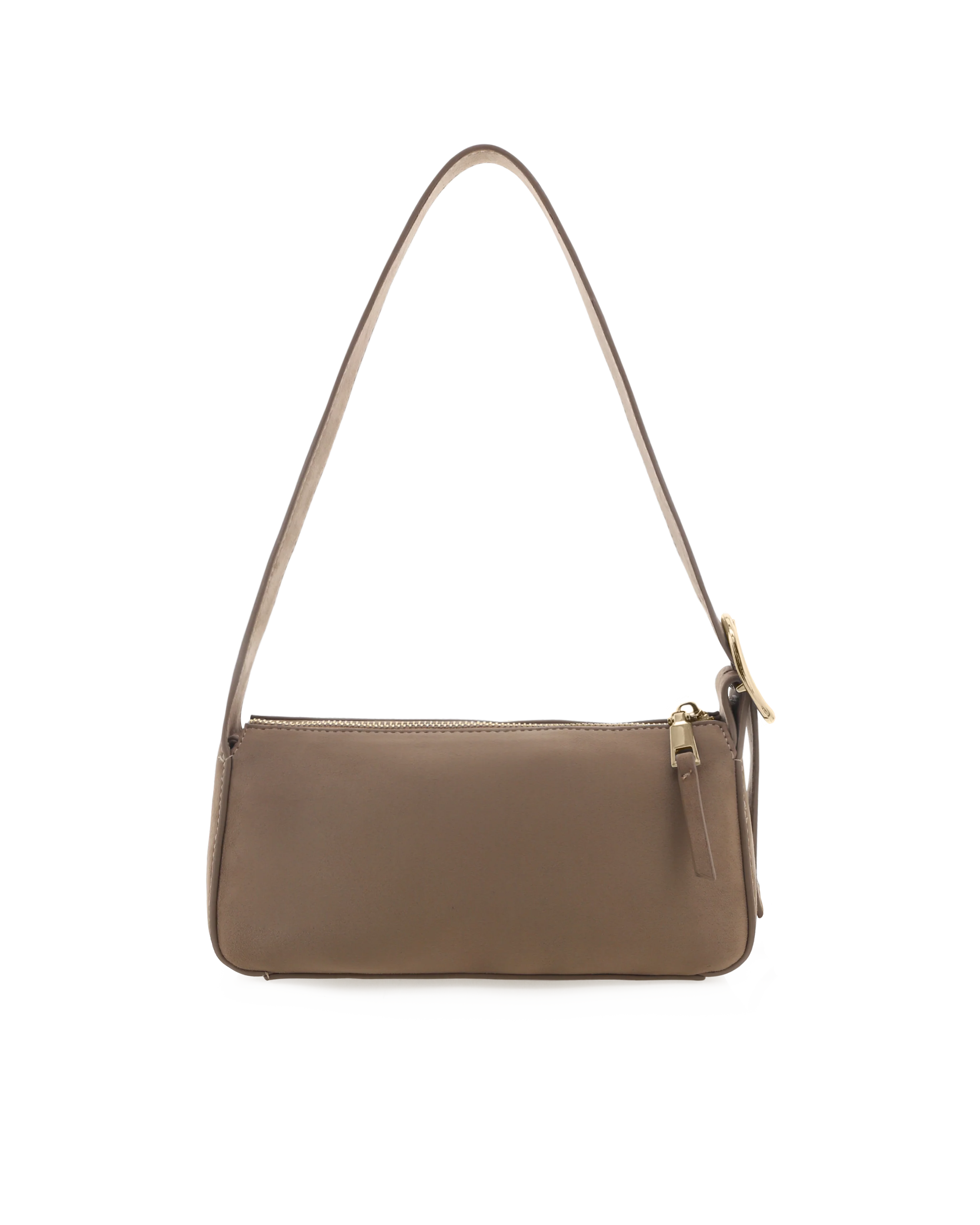 Hailey Shoulder Bag - Fawn Suede - Image 2