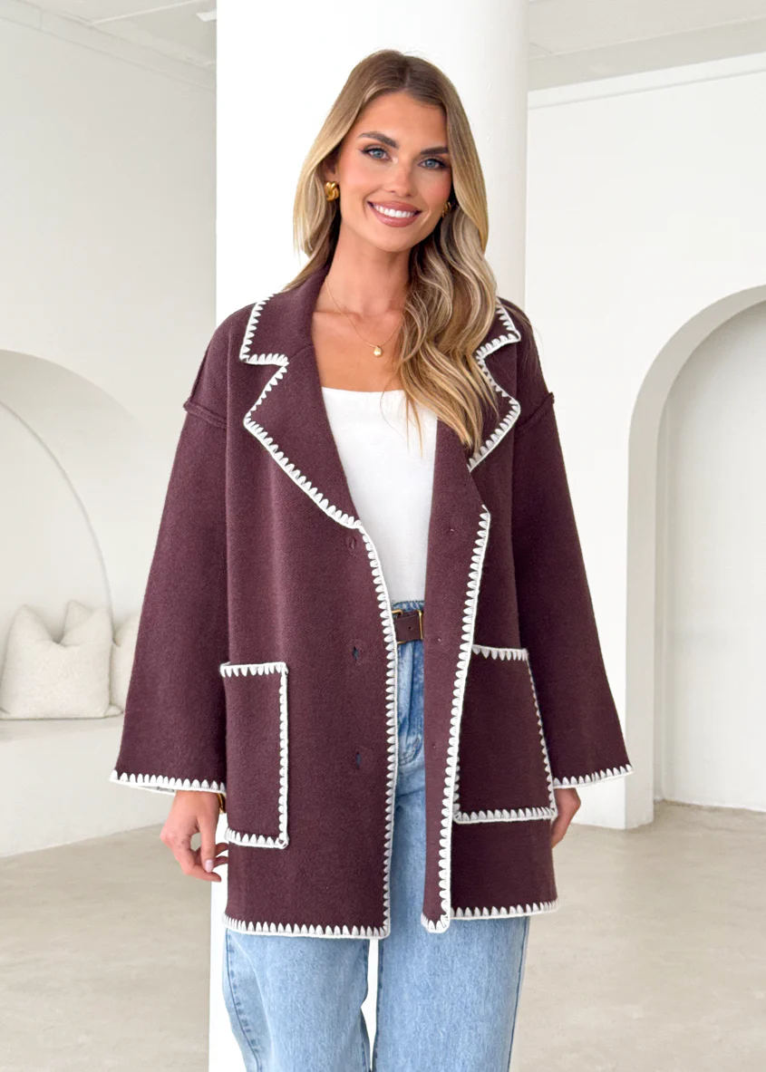 Harlo Cardigan - Espresso - Image 23