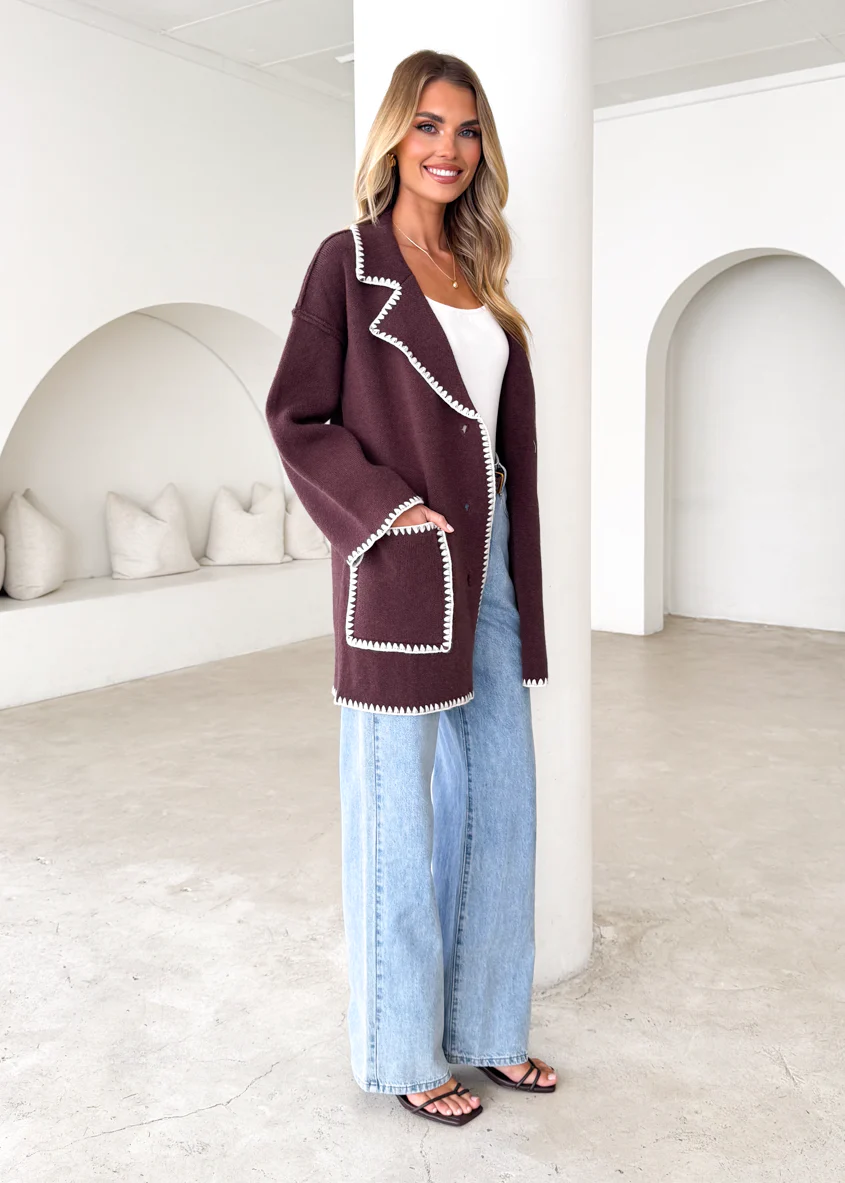Harlo Cardigan - Espresso - Image 24