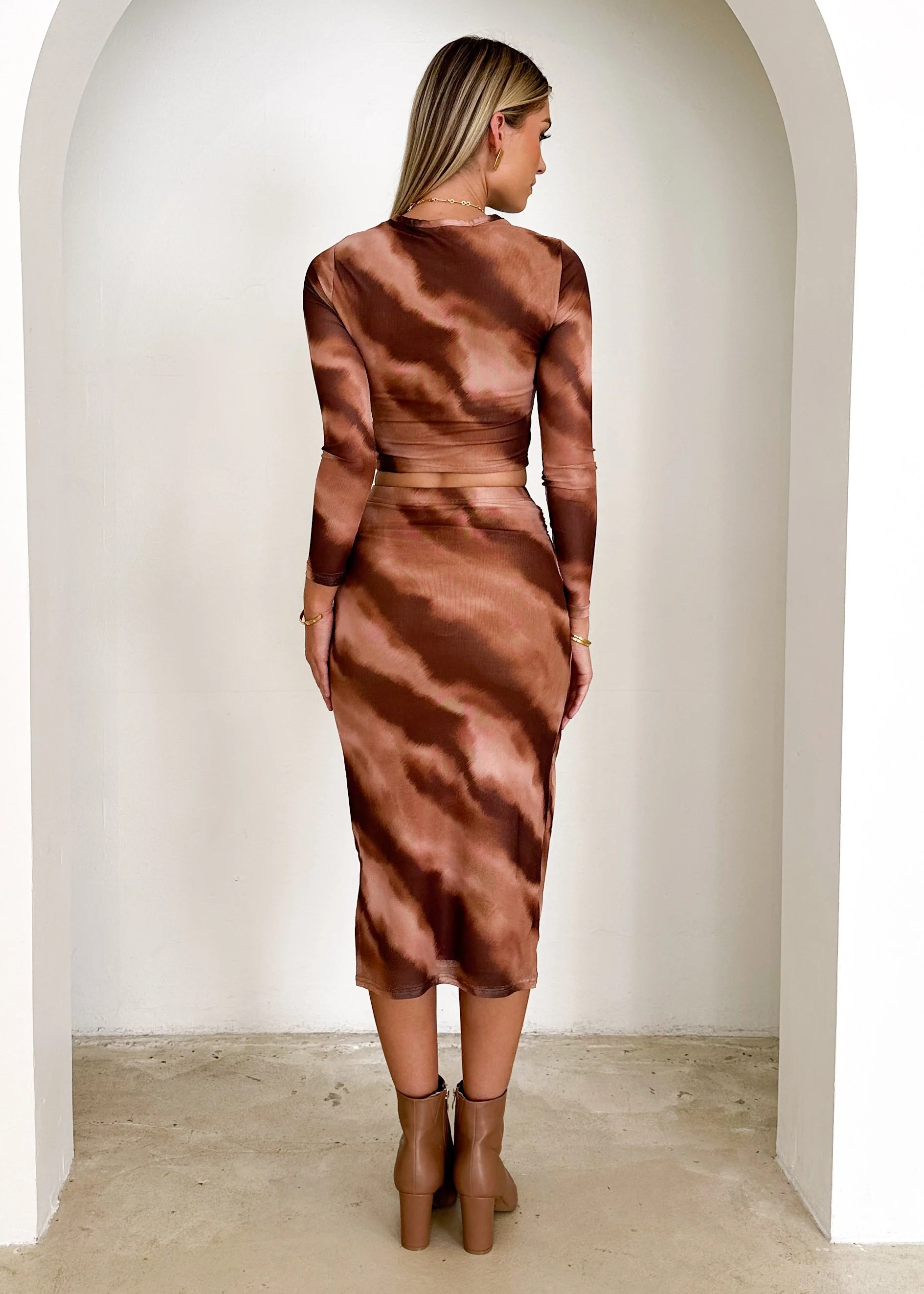 Hechra Mesh Set - Rose Tie Dye - Image 7